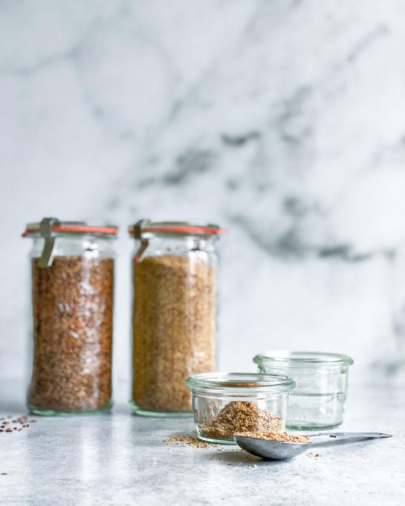vegansk æg kaldet hørfrøæg
