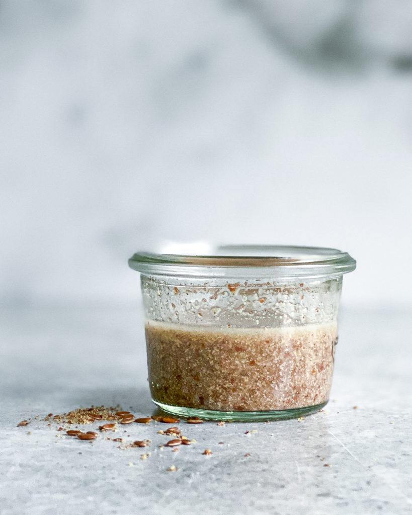 vegansk æg kaldet hørfrøæg