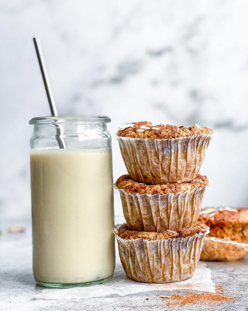 æblemuffins med marcipan