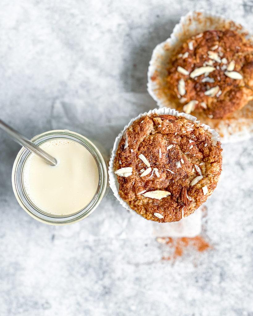æblemuffins med marcipan