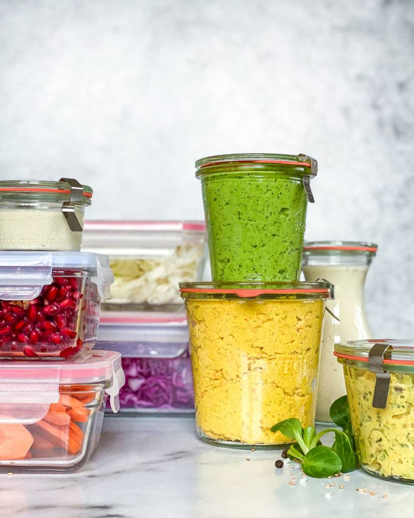 linsehummus med gulerod foodprep