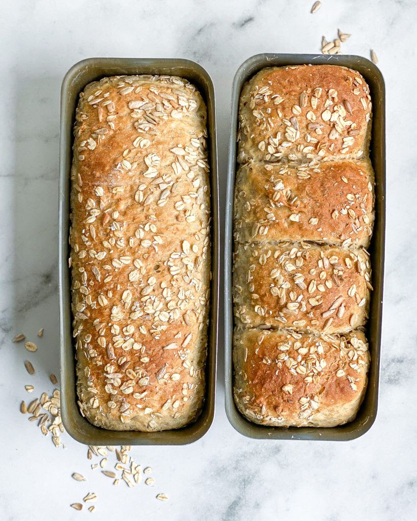 groft havrebrød med speltmel og aquafaba