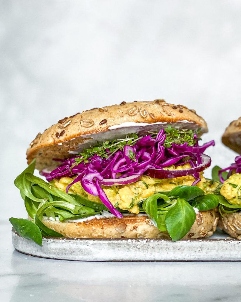 vegansk æggesalat