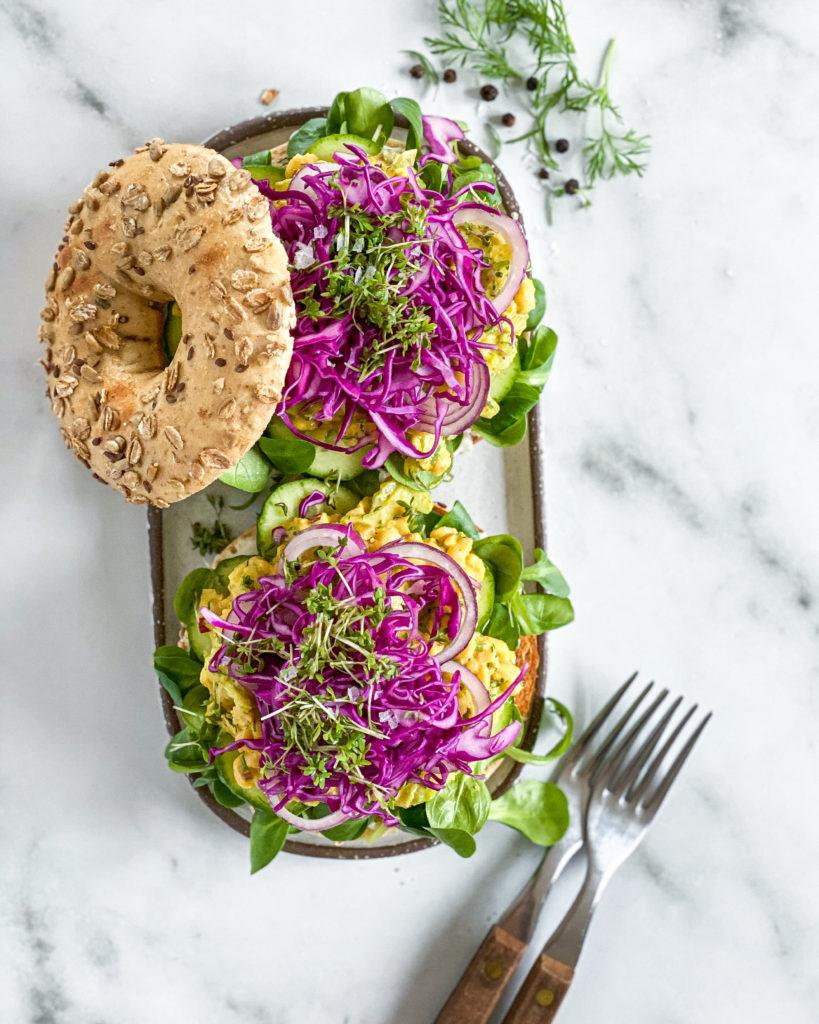 vegansk æggesalat