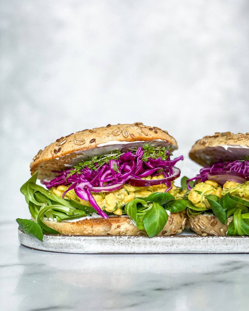 vegansk æggesalat