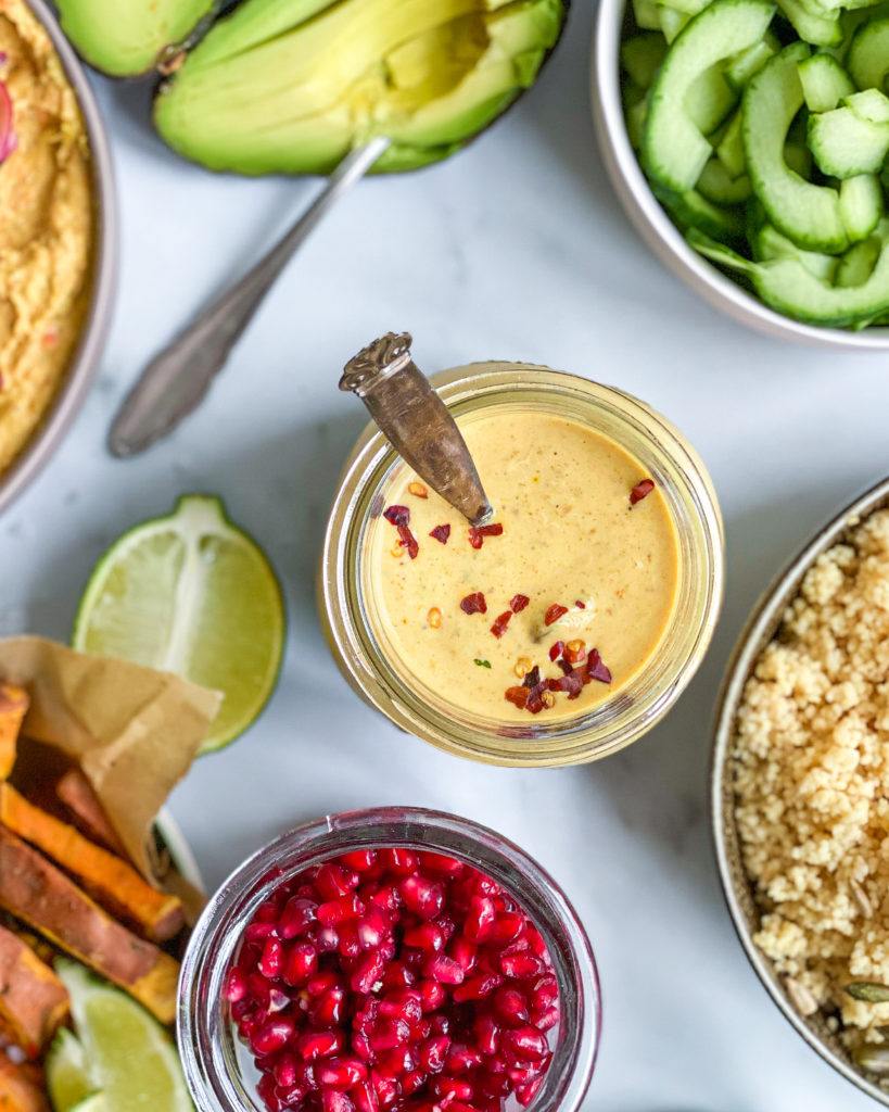 buddha bowl opskrift magodressing