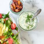 ranchdressing og kokosbacon