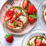 vegansk jordbærtærte opskrift
