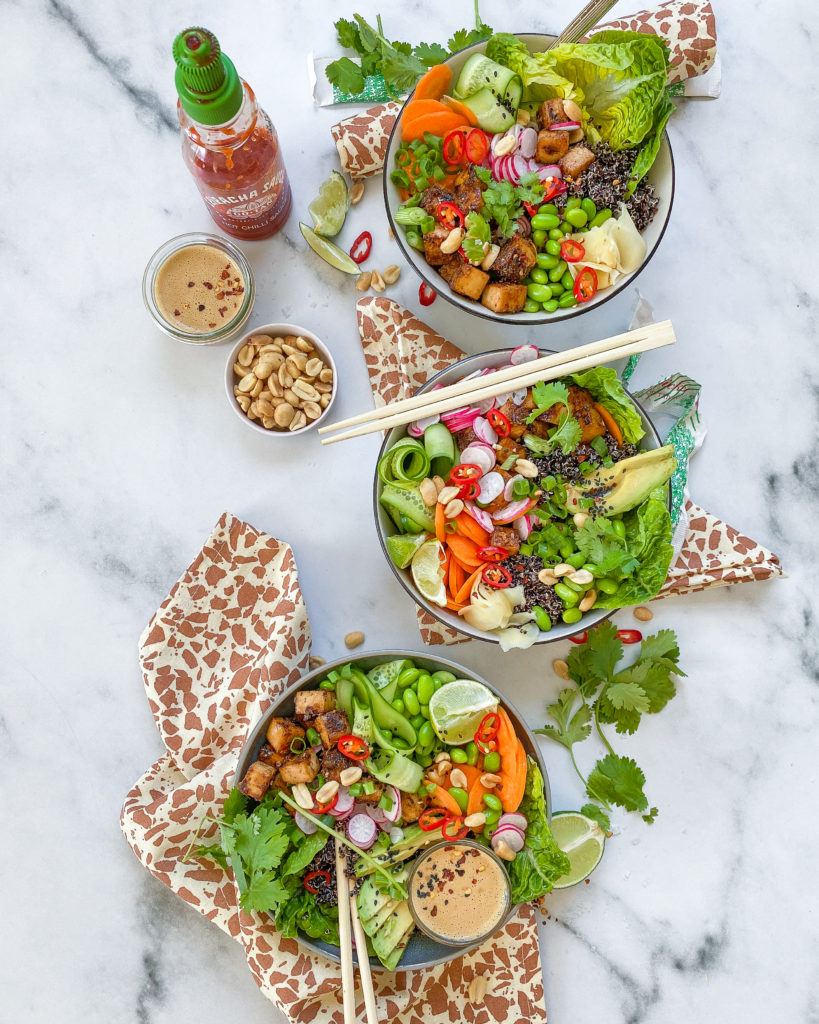 citrongræs tofu bowl