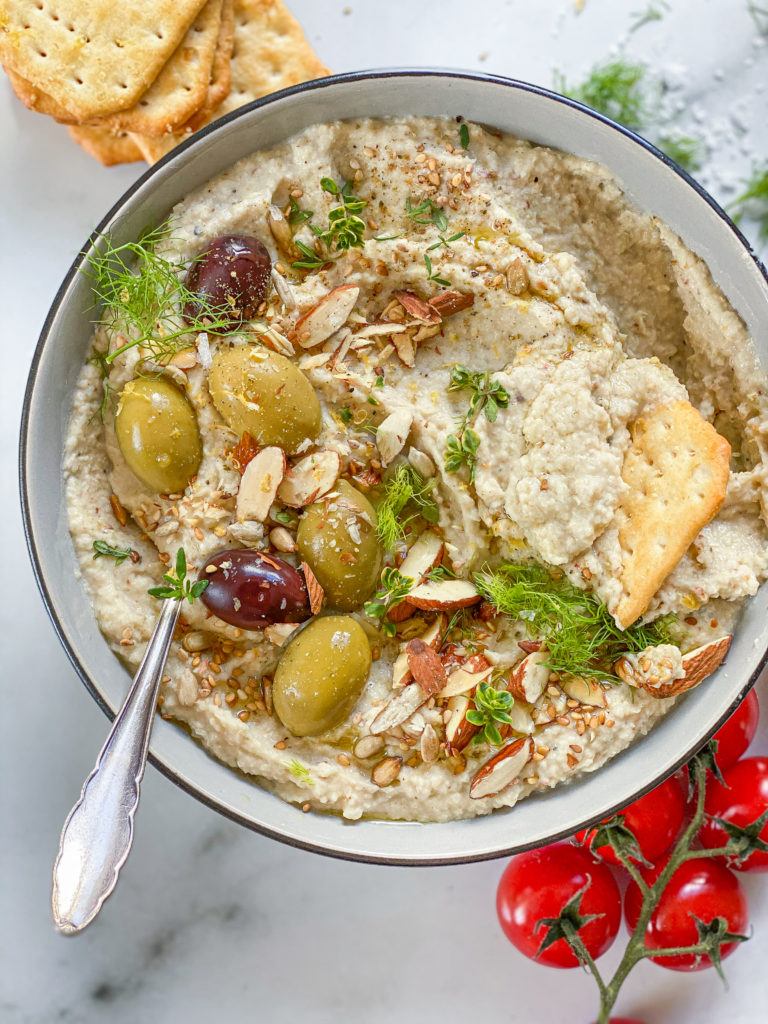hummus med bagt fennikel