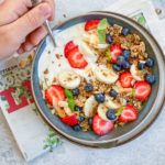 banan granola med aquafaba
