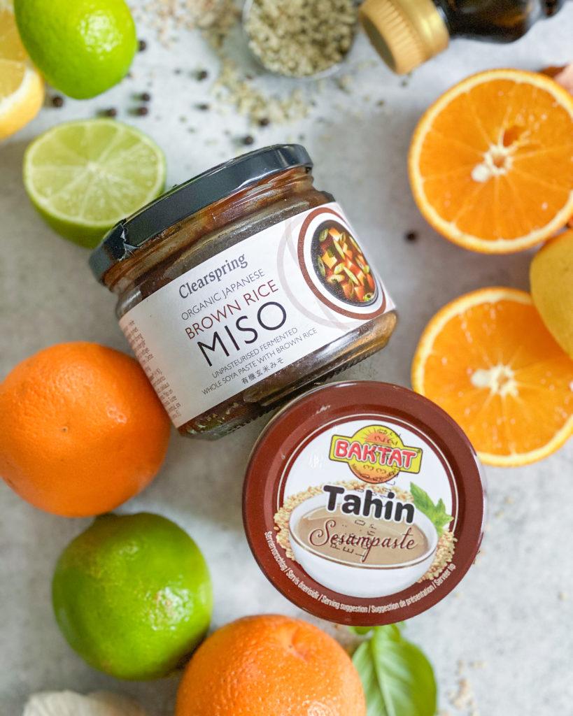 tahin og miso