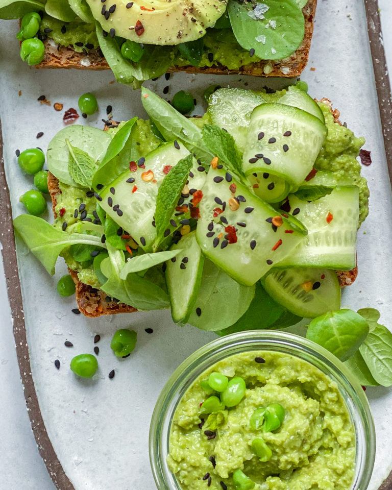 vegansk ærtedip