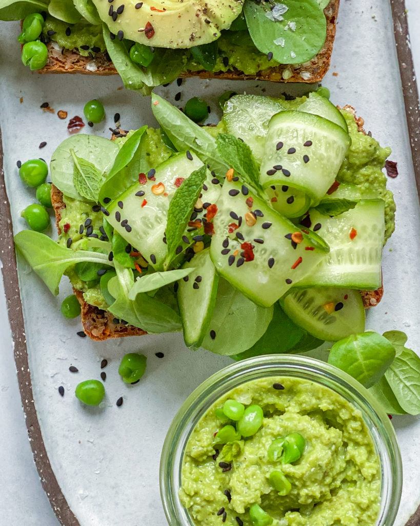 vegansk ærtedip