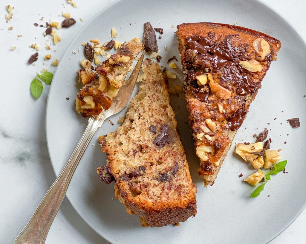 vegansk banankage