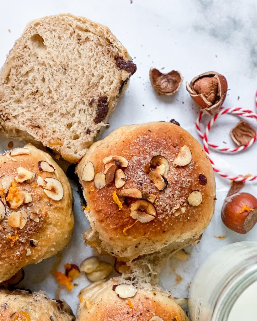 veganske juleboller med chokolade og appelsin