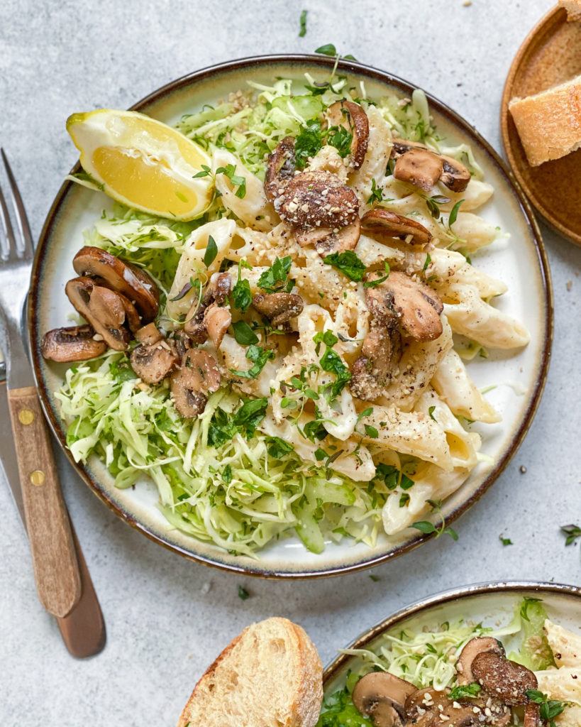 blomkålspasta med gremolata