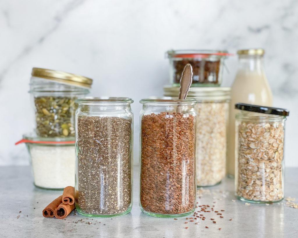 overnight oats basisingredienser