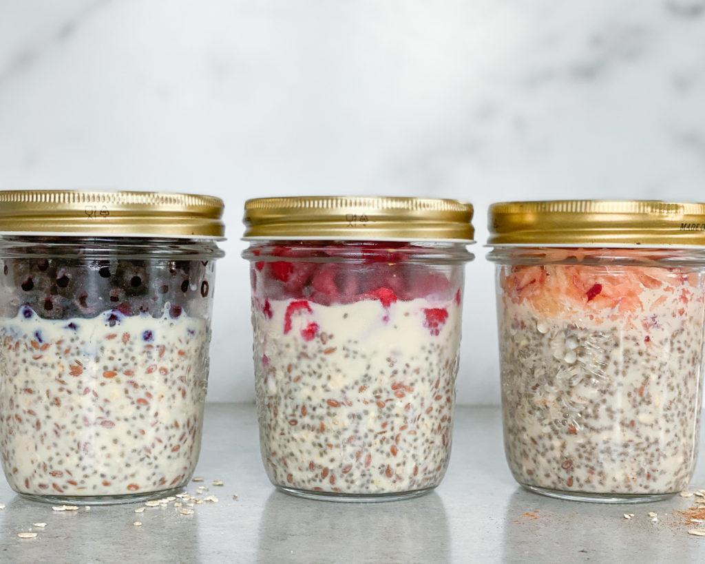 overnight oats i glas