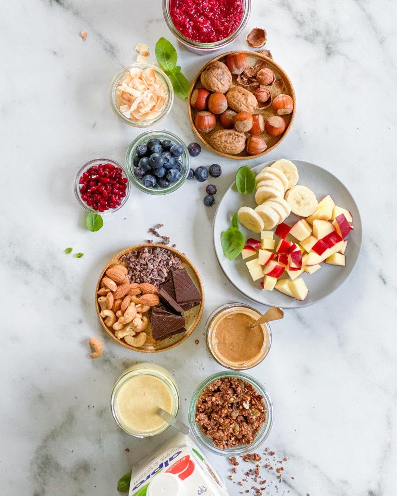 overnight oats toppings