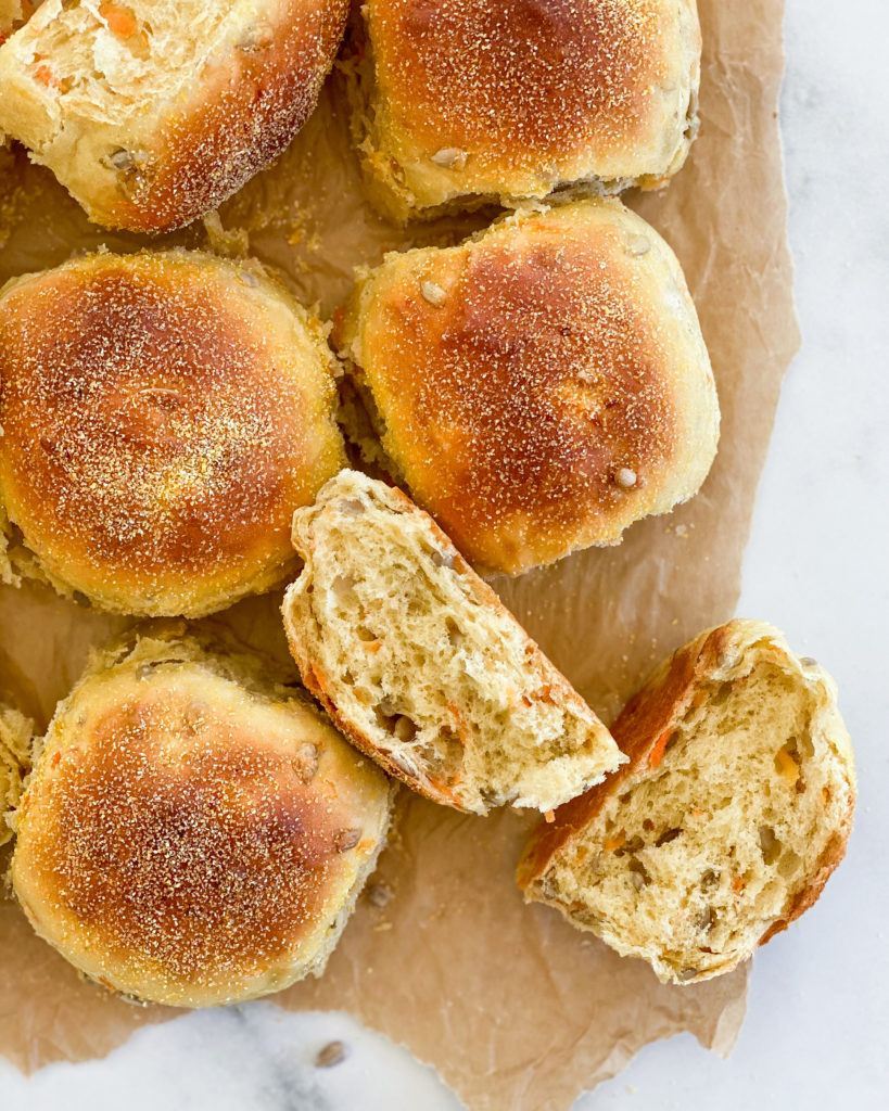 nemme veganske gulerodsboller