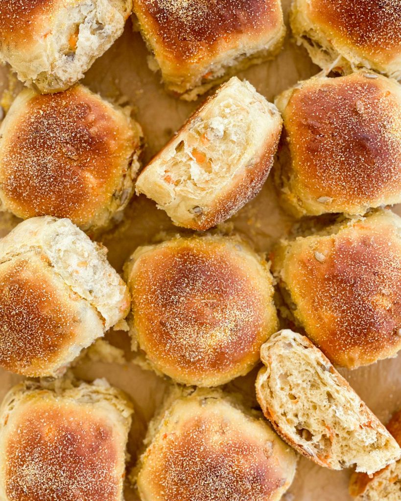 veganske gulerodsboller