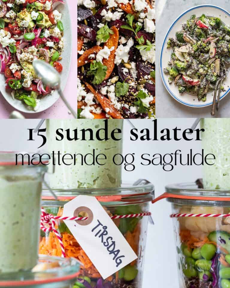 15 sunde salater og opskrifter