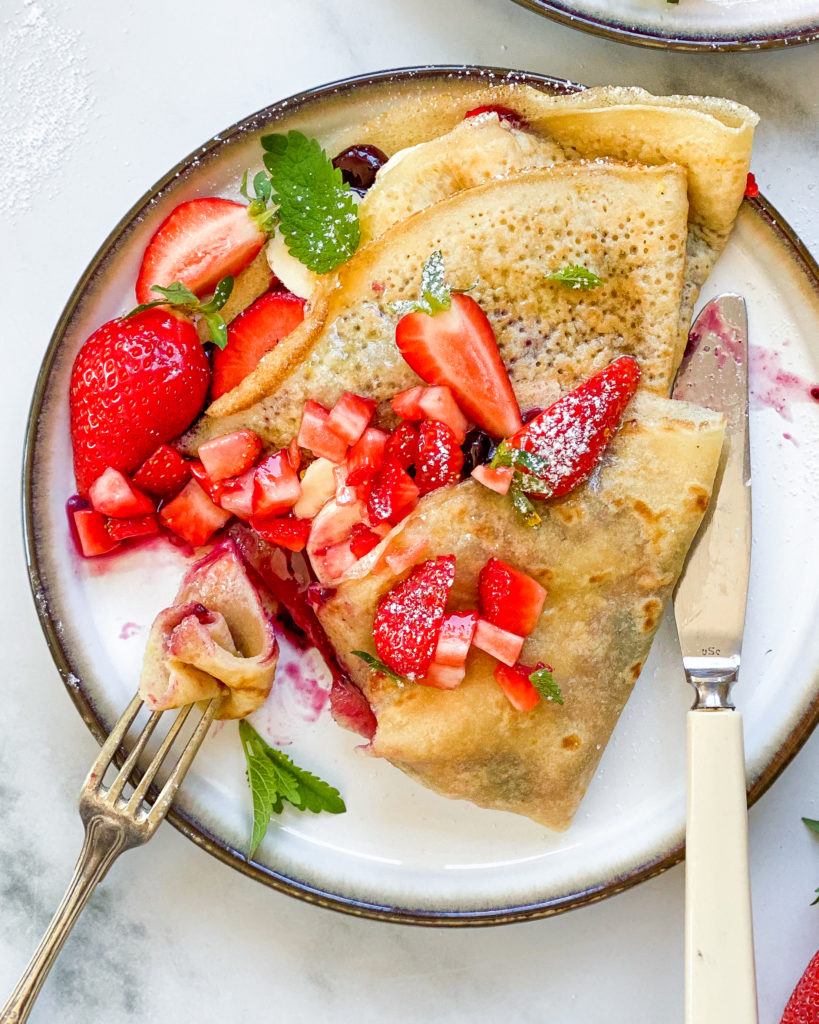 gammeldags veganske pandekager