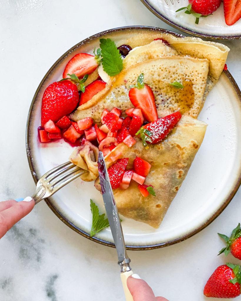 nemme veganske pandekager