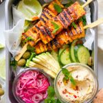 tofu grillspyd med karrymarinade