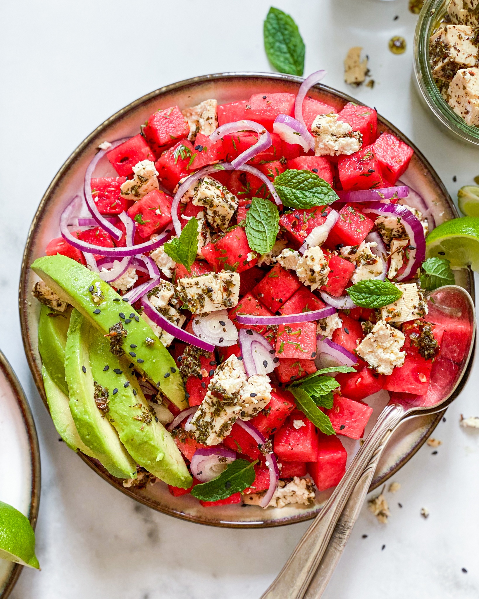 vandmelonsalat med feta