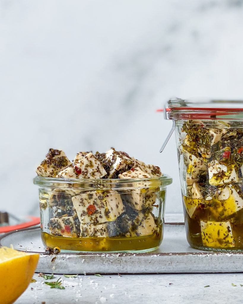 vegansk fetaost med tofu