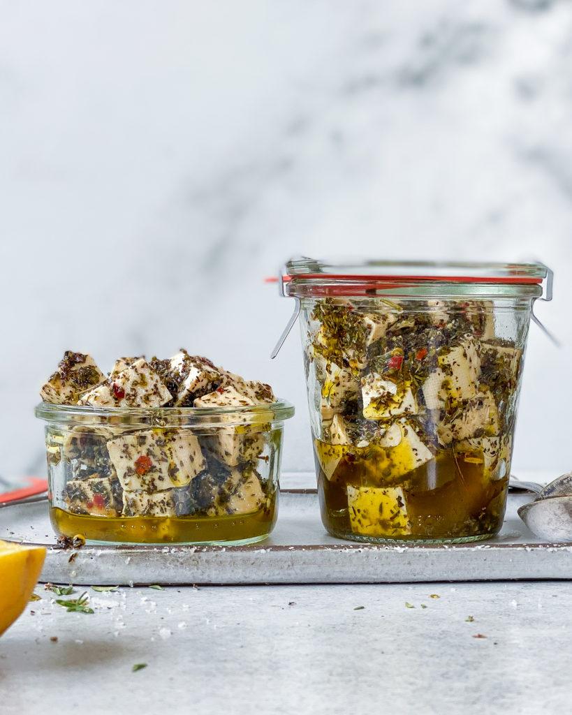 vegansk fetaost med tofu

