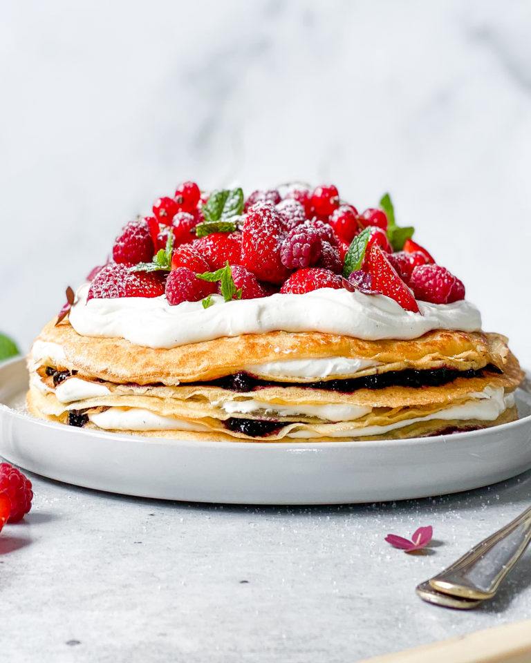 vegansk pandekage lagkage