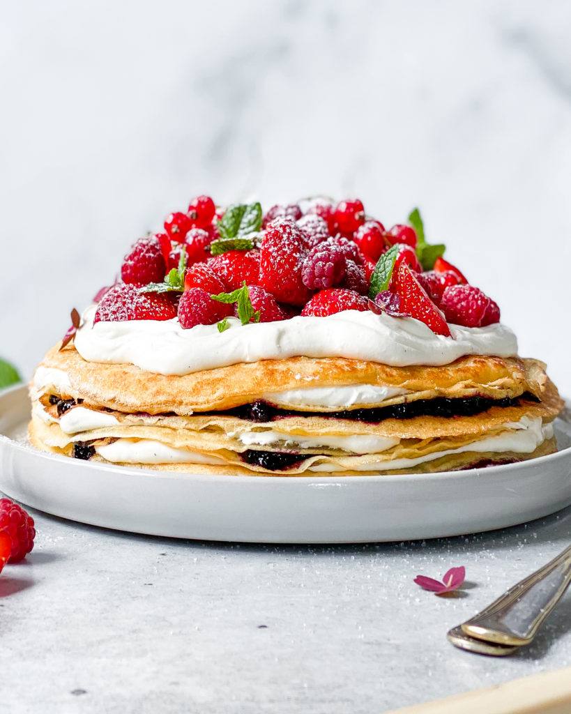 vegansk pandekage lagkage