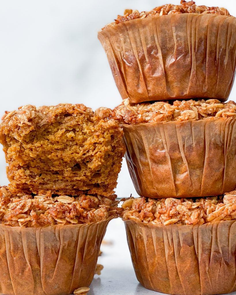 veganske sunde græskarmuffins