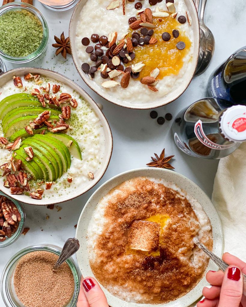 vegansk risengrød med rismælk