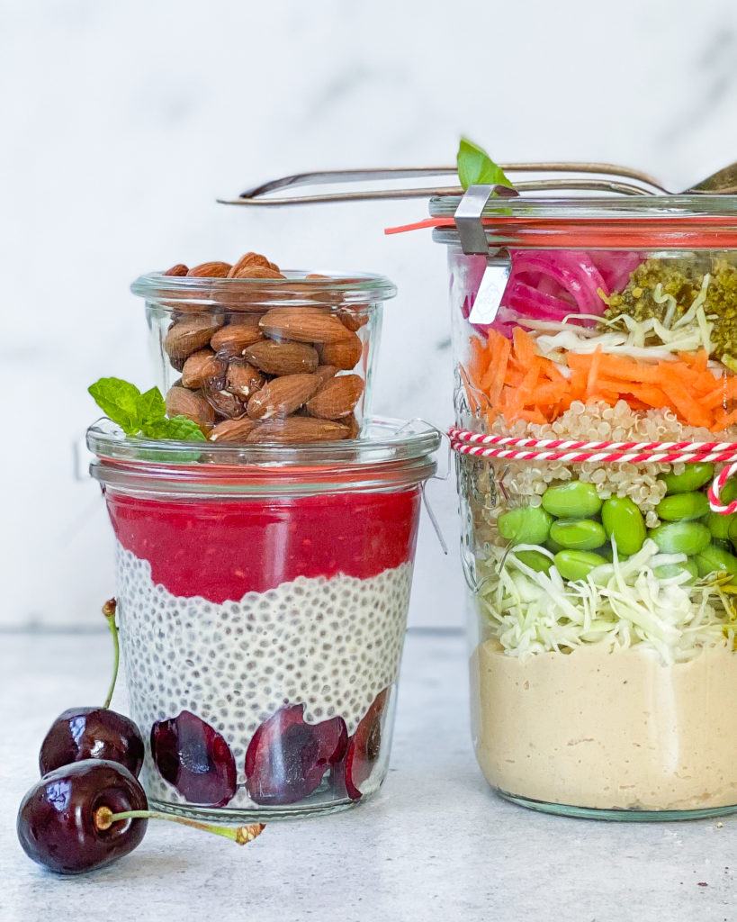 vegansk morgenmad to-go