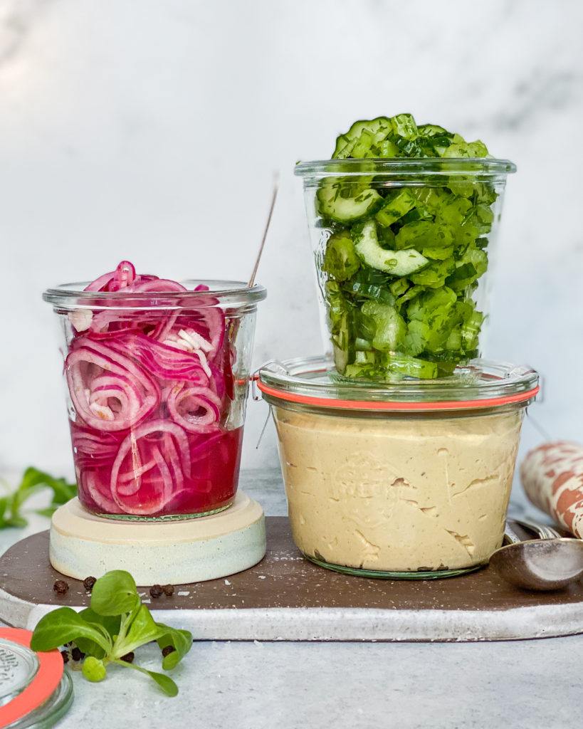 hurtige syltede rødløg med lime