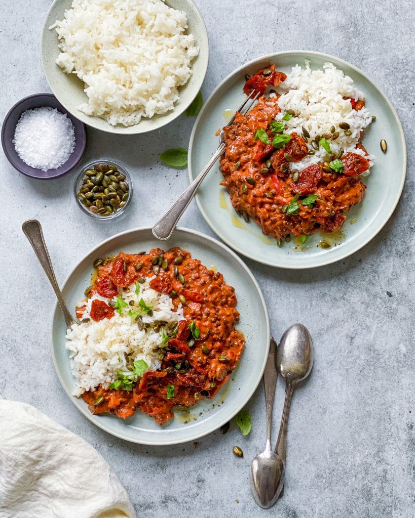 vegansk paprikagryde gryderet