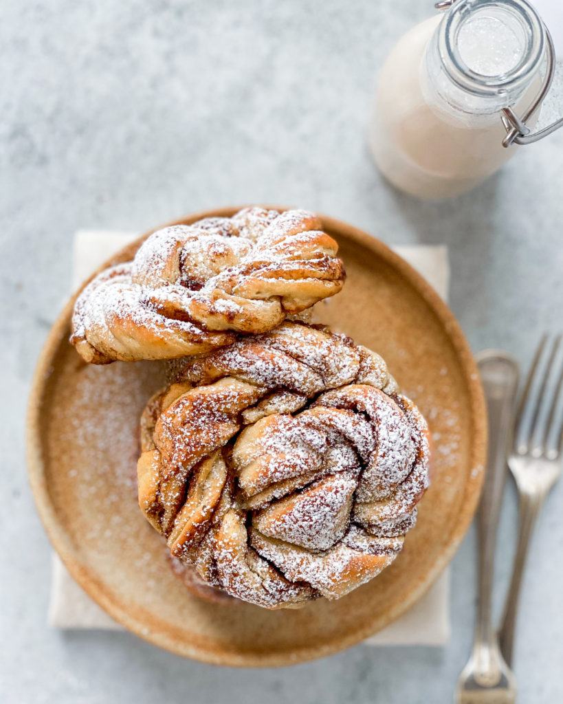 veganske kanelsnurrer uden mælk