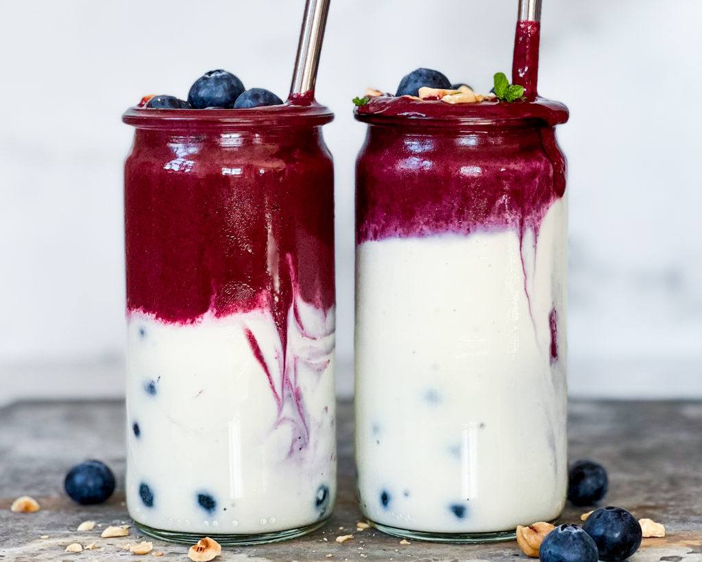 sund blåbærsmoothie