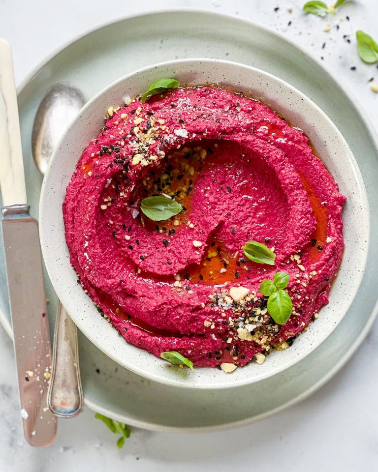 cremet nem rødbedehummus