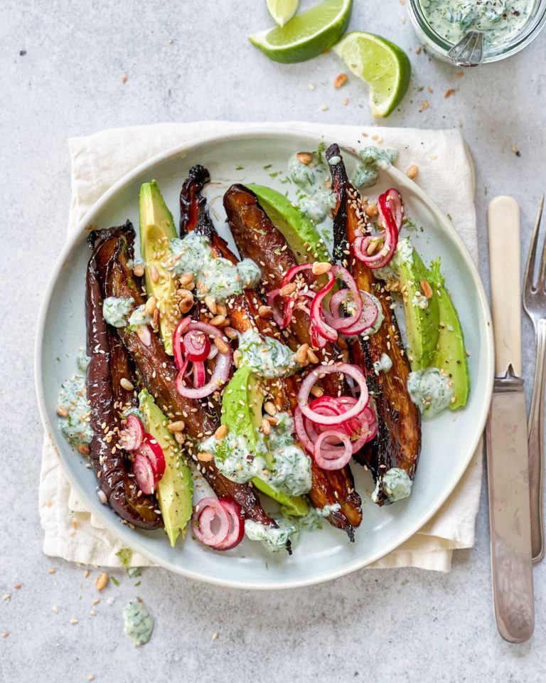 mør aubergine i ovn