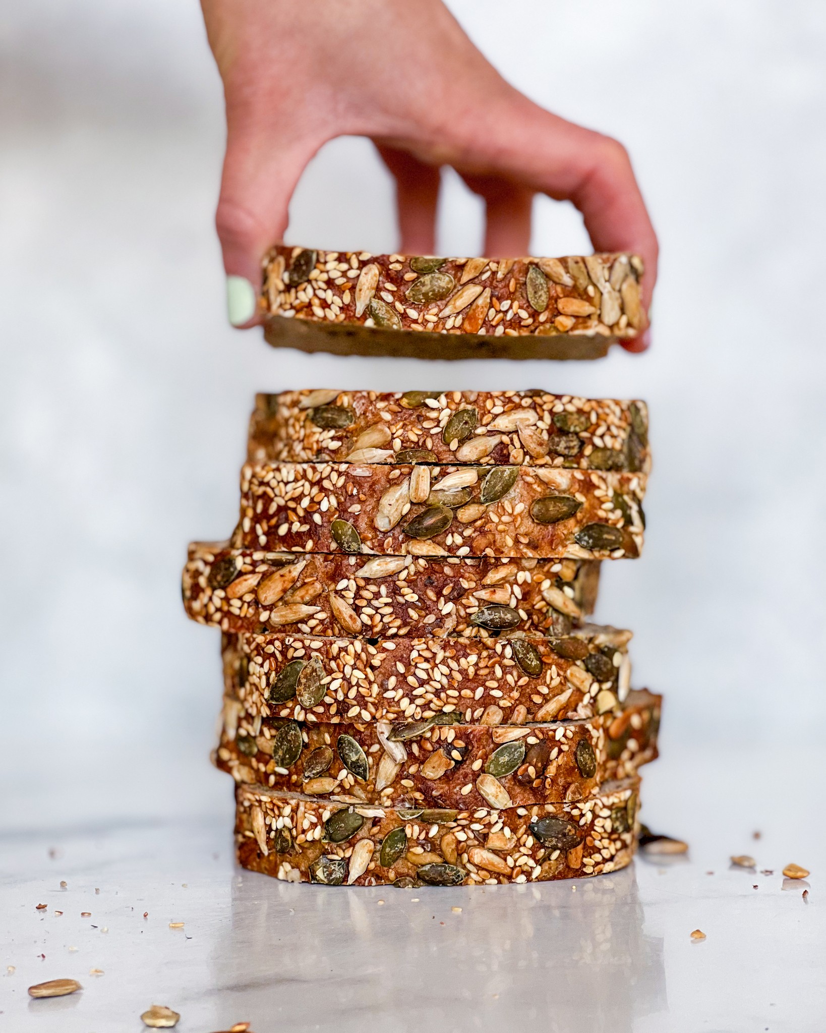 sprødt glutenfri brød