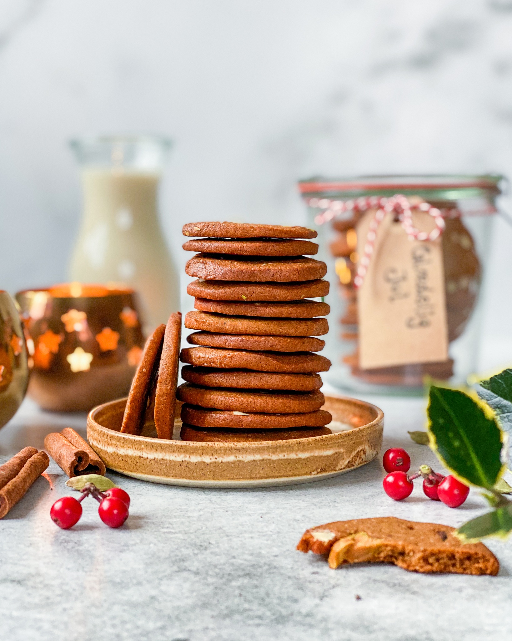 veganske brunkager med mandler