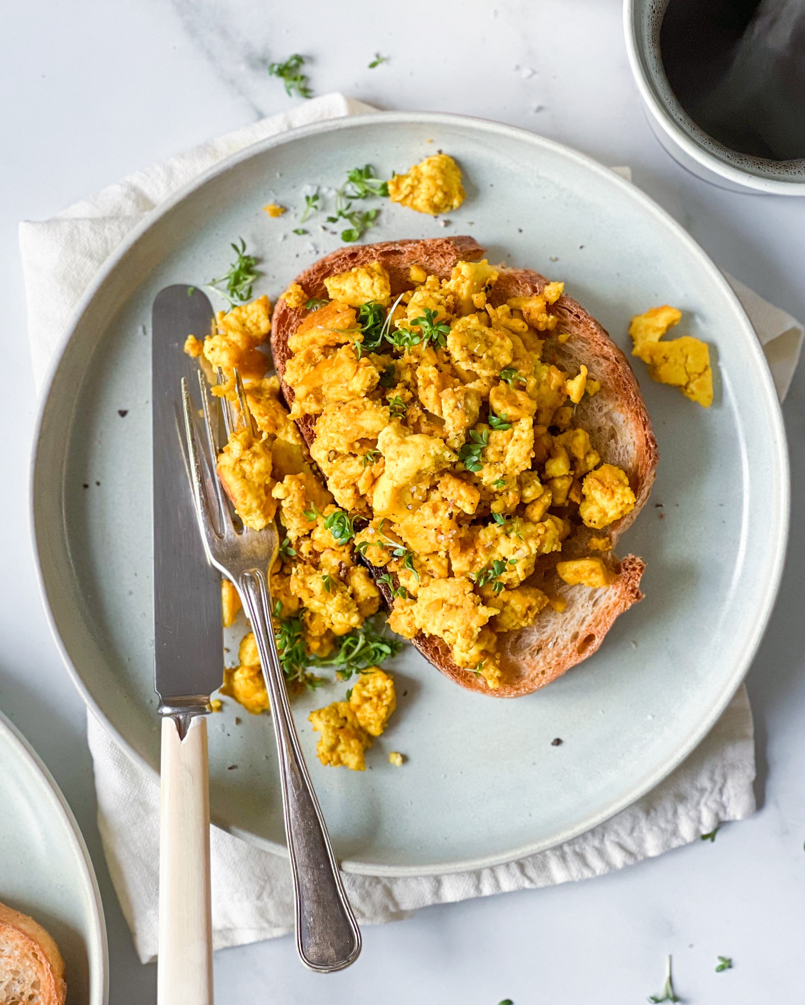 scrambled tofu ala veganske røræg