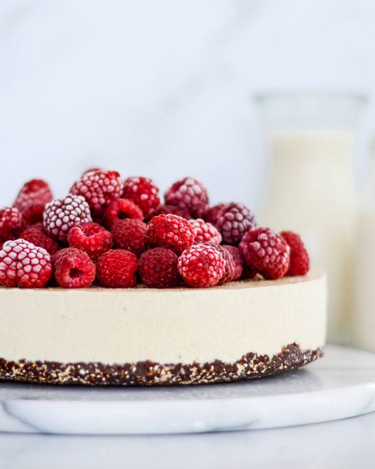 vegansk cheesecake