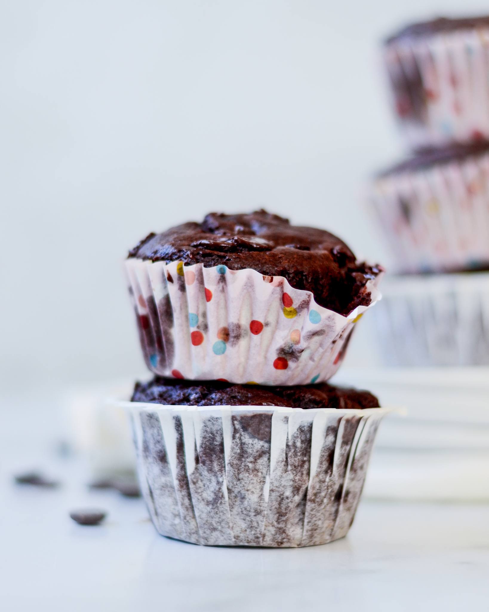 veganske banan chokolademuffins