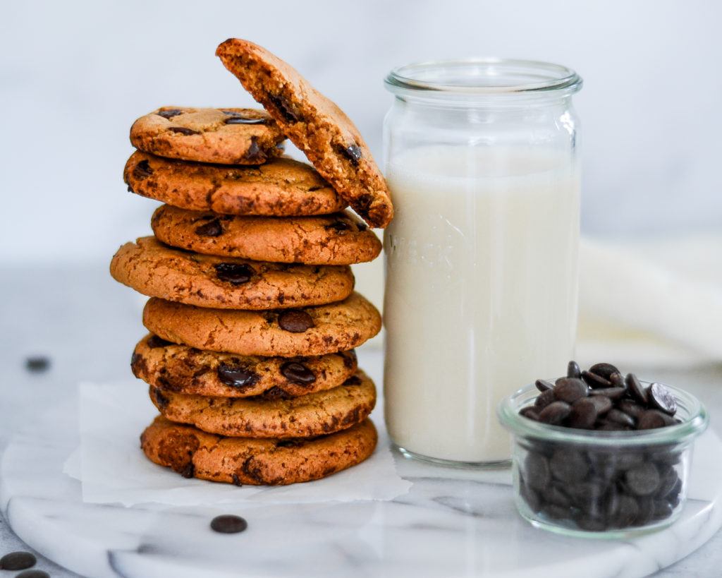 veganske chocolate chip cookies nemme